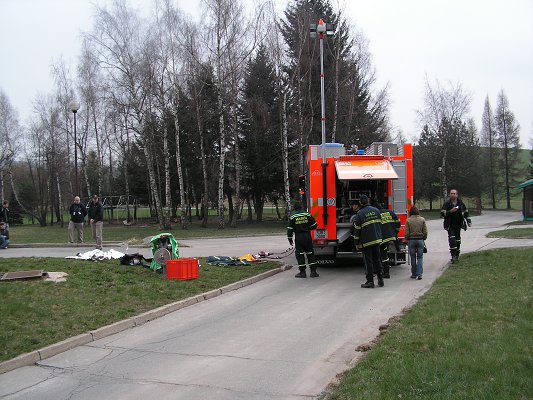 Ukázka policejní tábor