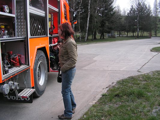 Ukázka policejní tábor