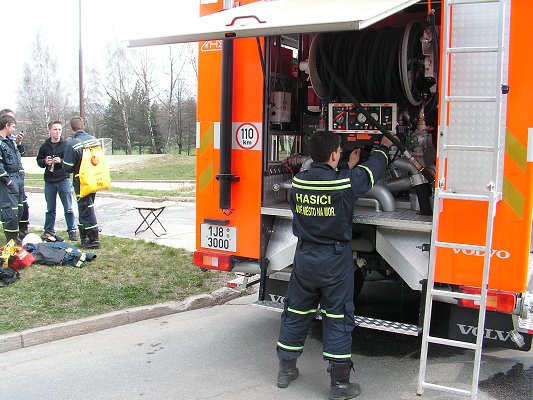 Ukázka policejní tábor