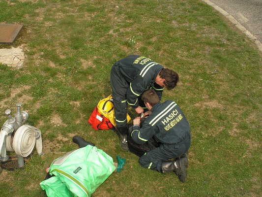 Ukázka policejní tábor