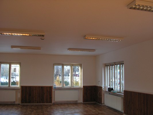 rekonstrukce sálu