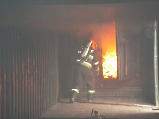 flashover kontejner